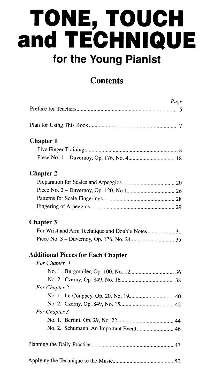 Table Of Contents